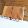 Taba Boho Kanvas Tütün Çantası Hardal Çok Amaçlı Organizer Çanta Hediye Tütün Kesesi - Görsel 3