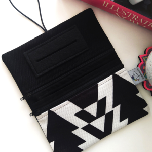 Siyah Kanvas Tütün Çantası Hediye Tütün Kesesi 16x10cm Çok Amaçlı Organizer Çanta