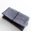 Açık Gri Minimal Kanvas Tütün Çantası 16x10cm Hediye Tütün Kesesi Çok Amaçlı Çanta - Görsel 5
