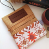 Taba Boho Kanvas Tütün Çantası Hardal Çok Amaçlı Organizer Çanta Hediye Tütün Kesesi