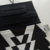 Siyah Kanvas Tütün Çantası Hediye Tütün Kesesi 16x10cm Çok Amaçlı Organizer Çanta - Görsel 2