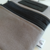 Açık Gri Minimal Kanvas Tütün Çantası 16x10cm Hediye Tütün Kesesi Çok Amaçlı Çanta - Görsel 4