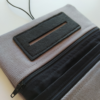 Açık Gri Minimal Kanvas Tütün Çantası 16x10cm Hediye Tütün Kesesi Çok Amaçlı Çanta - Görsel 3