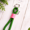 Neon Paracord Çanta Charmı, Anahtarlık, Clutch Bilek Askısı 20cm –Kirpiwork Maximal Boho Koleksiyonu - Görsel 2