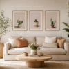 BOHO KAKTÜS SET — Dijital Sanat Baskısı - Görsel 2