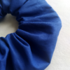 Okyanus Saks Mavisi Scrunchie Saç Tokası – %100 Pamuk Koton Kumaş - Görsel 4